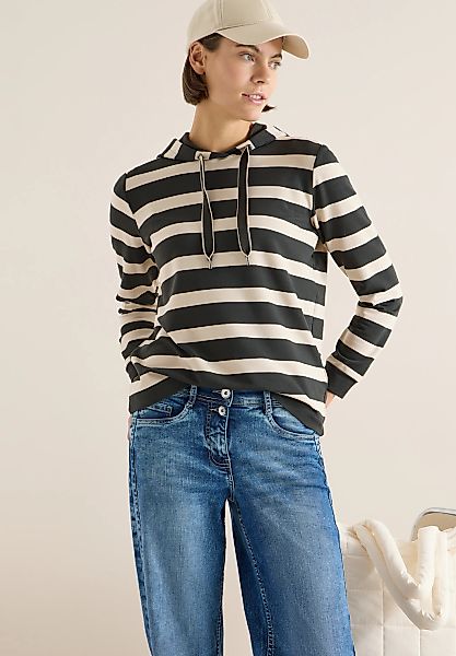 Cecil Kapuzensweatshirt, im Streifen-Design günstig online kaufen