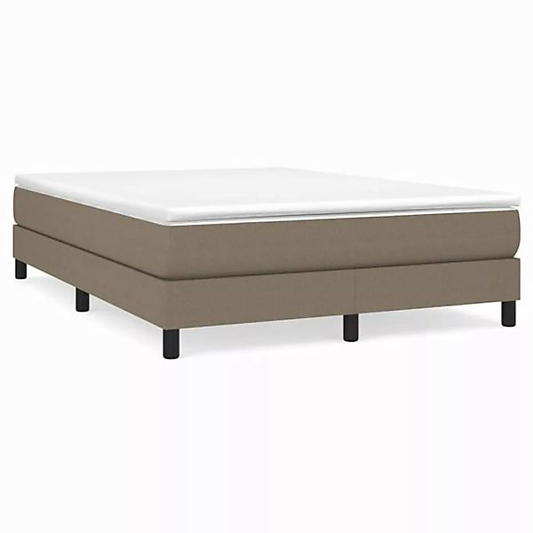 vidaXL Boxspringbett Taupe 140x190 cm Stoff1359343 günstig online kaufen