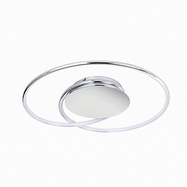 Lindby LED Deckenleuchte Joline 9639015 Modern in Chrom aus Metall 1-flammi günstig online kaufen
