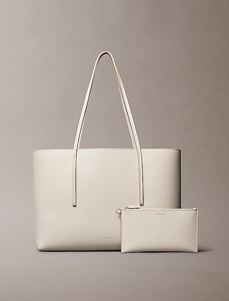 Calvin Klein Henkeltasche "FOIL LOGO TOTE W/POUCH", (2 tlg.), Damen-Schulte günstig online kaufen
