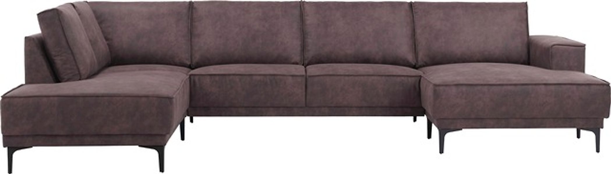 OTTO home Wohnlandschaft »XXL Sofa Oland, Struktur, Flachgewebe, Luxus-Micr günstig online kaufen