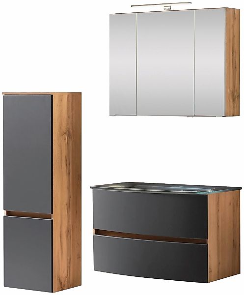 welltime Badezimmer-Set "Kaunas" Set, 3 Stk. tlg. günstig online kaufen