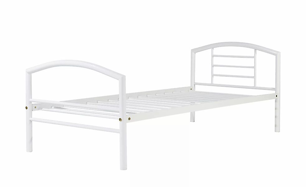 Metallbett  Karina ¦ weiß ¦ Maße (cm): B: 97 H: 79 Betten > Bettgestelle - günstig online kaufen