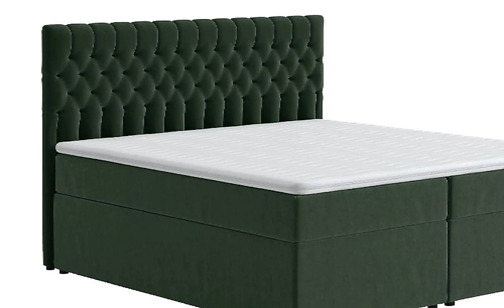 Boxbett mit Bettkasten Belek ¦ grün Betten > Komfortbetten - Höffner günstig online kaufen