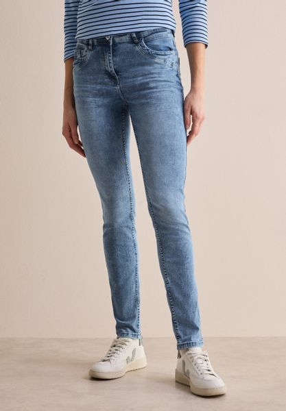 Cecil Slim-fit-Jeans aus Baumwolle mit Stretchanteil günstig online kaufen
