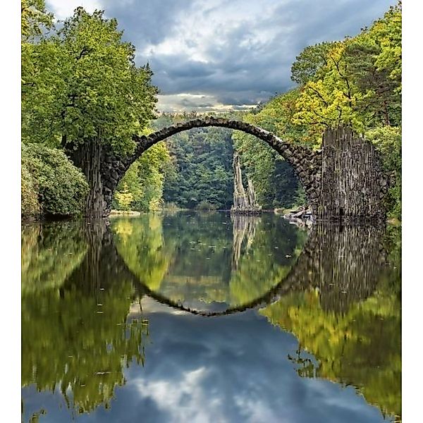 Fototapete ARCH BRIDGE  | MS-3-0060 | Grün | Digitaldruck auf Vliesträger günstig online kaufen