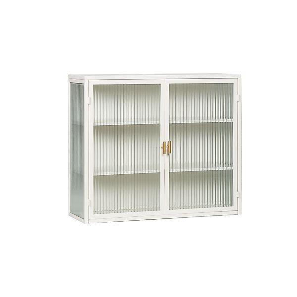 Wandschrank, Moderne, zwei Türen, abnehmbares Regal, Glasfront und dreistuf günstig online kaufen