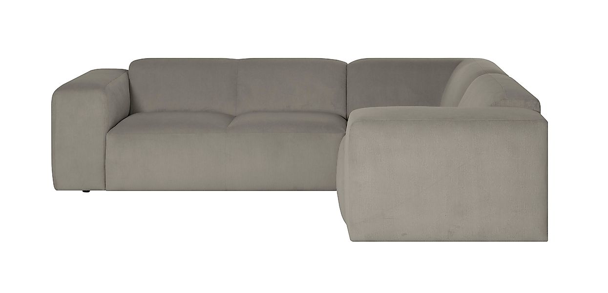 NADUVI Collection | Ecksofa Hilton 5-Sitzer Rippenstoff günstig online kaufen