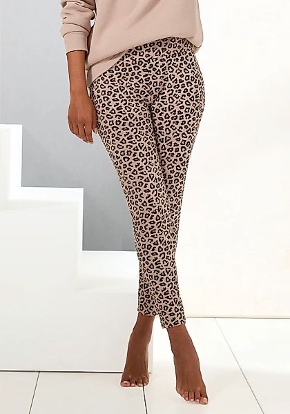 LASCANA Leggings Sweatleggings mit breitem Bündchen günstig online kaufen