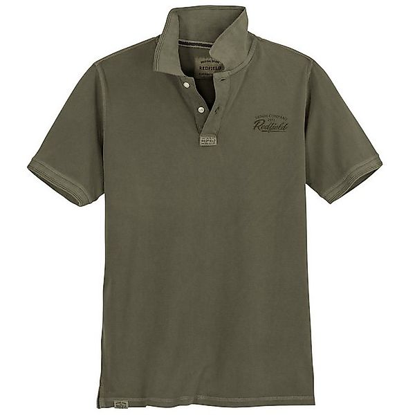 redfield Poloshirt Redfield Übergrößen Poloshirt Vintage khaki günstig online kaufen