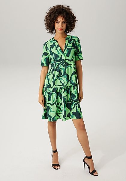Aniston CASUAL Sommerkleid mit farbenfrohem, graphischem günstig online kaufen