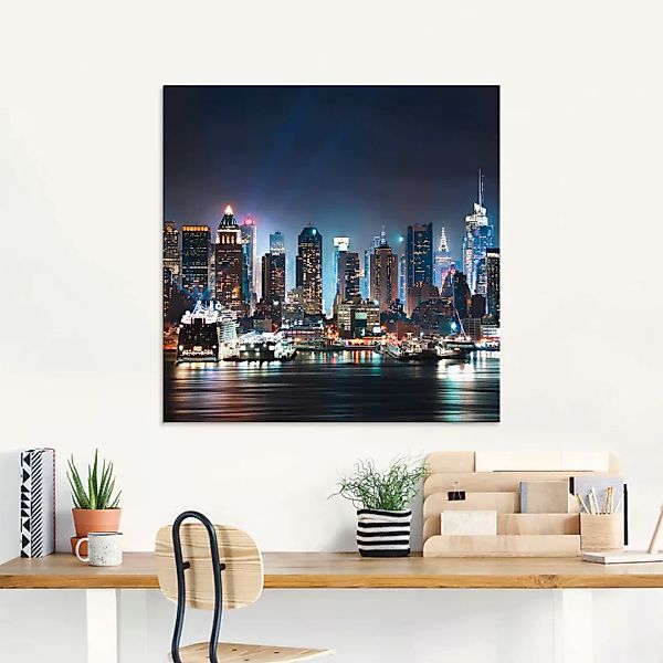 Artland Glasbild "New York City Times Square", Amerika, (1 St.), in verschi günstig online kaufen