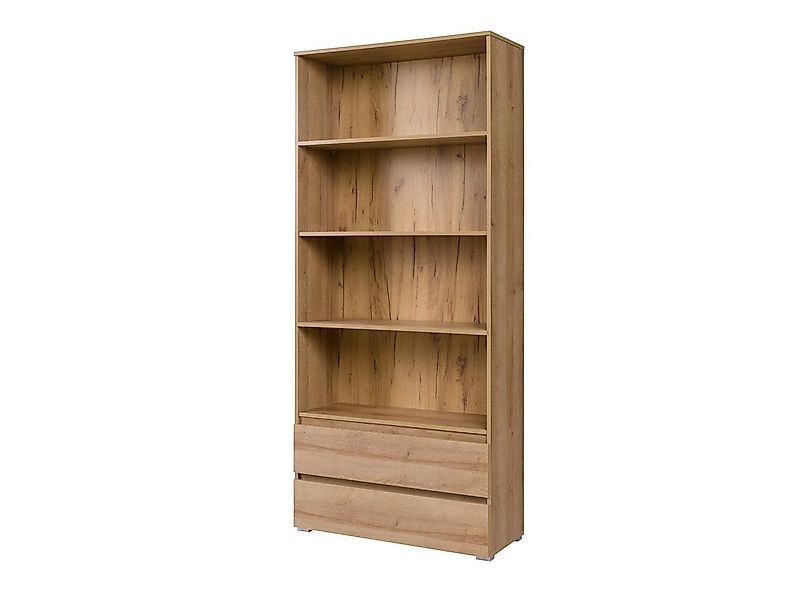 Beautysofa Bücherregal Geräumiges Bücherregal mit Schubladen günstig online kaufen