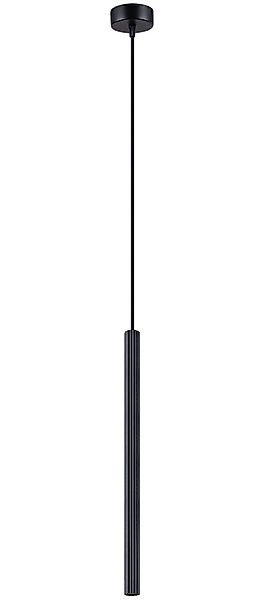 SOLLUX lighting Pendelleuchte »Pendelleuchte ARCHE 1 Schwarz«, 1 flammig, L günstig online kaufen