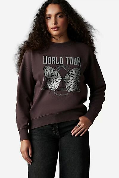 Next Sweater Rundhals-Sweatshirt mit Grafik, Butterfly Tour (1-tlg) günstig online kaufen