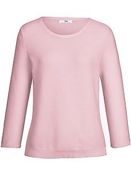 Rundhals-Pullover aus 100% SUPIMA®-Baumwolle Peter Hahn rosé günstig online kaufen