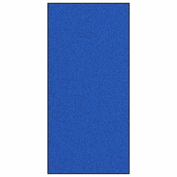 vidaXL Fußmatte Fußmatte Blau und Schwarz günstig online kaufen