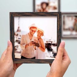 PHOTOLINI Bilderrahmen Poster-Einzelrahmen Modern Schmal, (1 günstig online kaufen