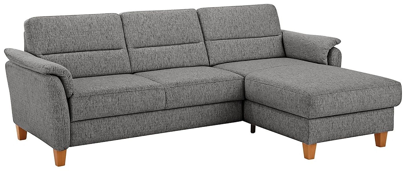 Home affaire Ecksofa "Palmera L-Form, B: 244 cm" optional Bettfunktion & Be günstig online kaufen