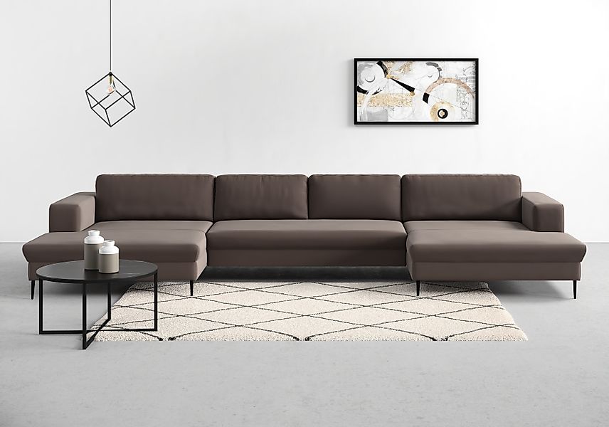 DOMO collection Wohnlandschaft »Modica U-Form«, XXL, in moderner Optik mit, günstig online kaufen