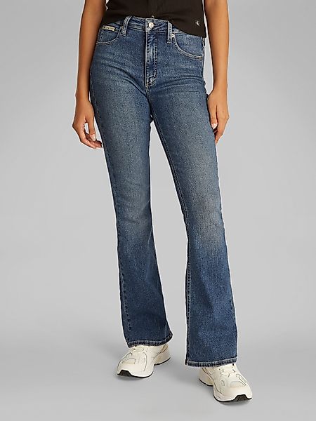 Calvin Klein Jeans Bootcut-Jeans "SKINNY BOOTCUT" in blauer Waschung günstig online kaufen