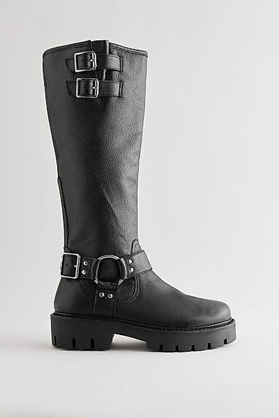 Next Forever Comfort® Kniehohe Bikerstiefel Schnalle günstig online kaufen