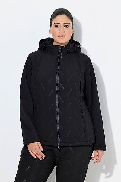 Ulla Popken Softshelljacke HYPRAR Softshell-Steppjacke wasserabweisend Kapu günstig online kaufen