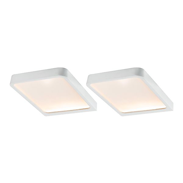 Paulmann "LED Unterschrankleuchte Vane 2x8W 105x140mm 2x430lm 230/12V eckig günstig online kaufen