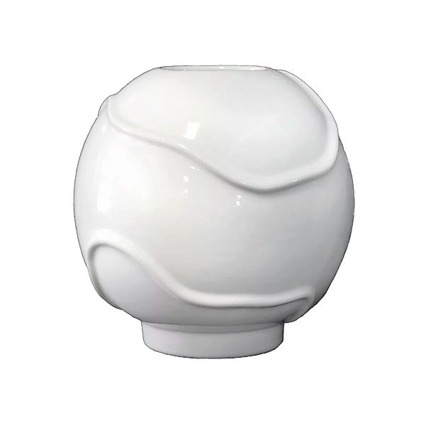 Form Vase Ø18cm Shiny white günstig online kaufen