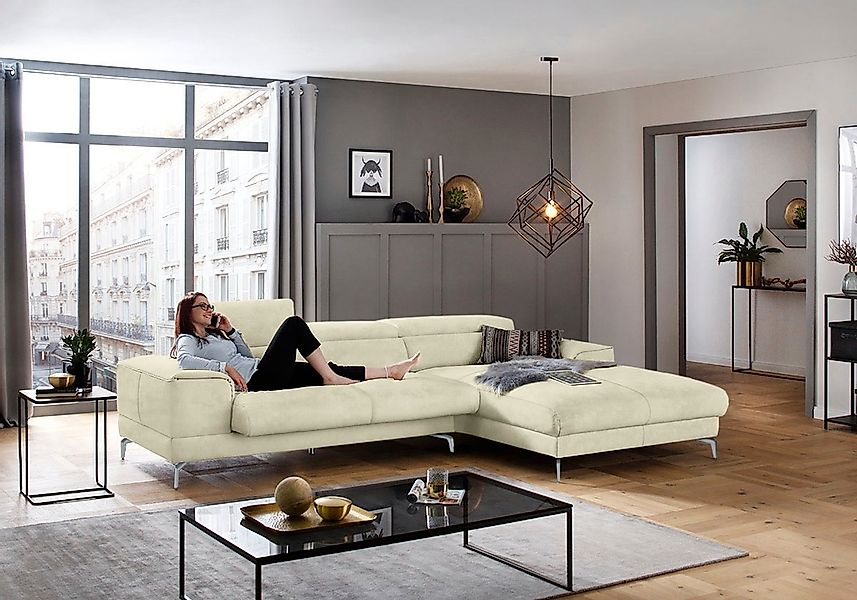 W.SCHILLIG Ecksofa "Piedroo, Designsofa mit tollem Sitzkomfort, elegant und günstig online kaufen