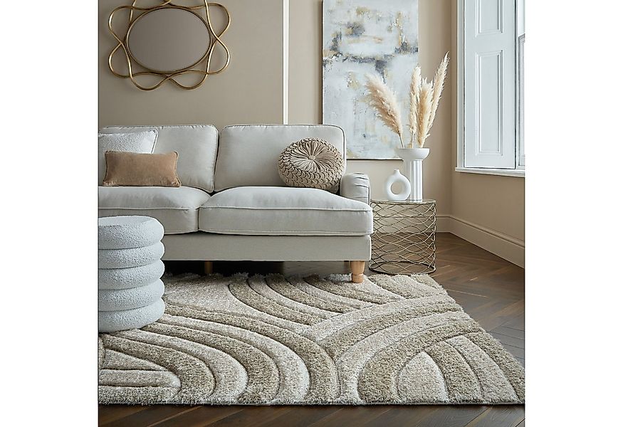 FLAIR RUGS Hochflor-Teppich Velvet Shaggy, rechteckig, Höhe: 25 mm, Shaggy günstig online kaufen