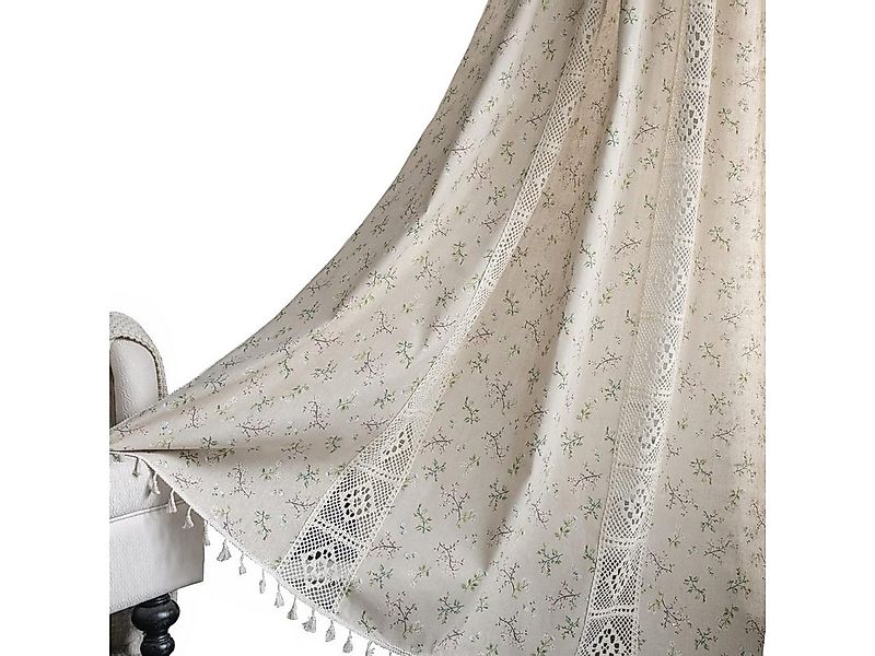 Kaket Gardine Boho-Vorhänge, Landhausstil Verdunkelungsvorhänge, Vintage Pa günstig online kaufen