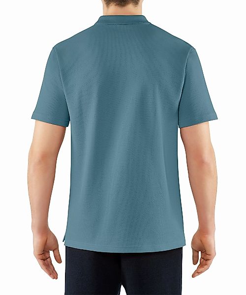 FALKE Herren Polo-Shirt, L, Blau, Uni, Baumwolle, 62043-644304 günstig online kaufen