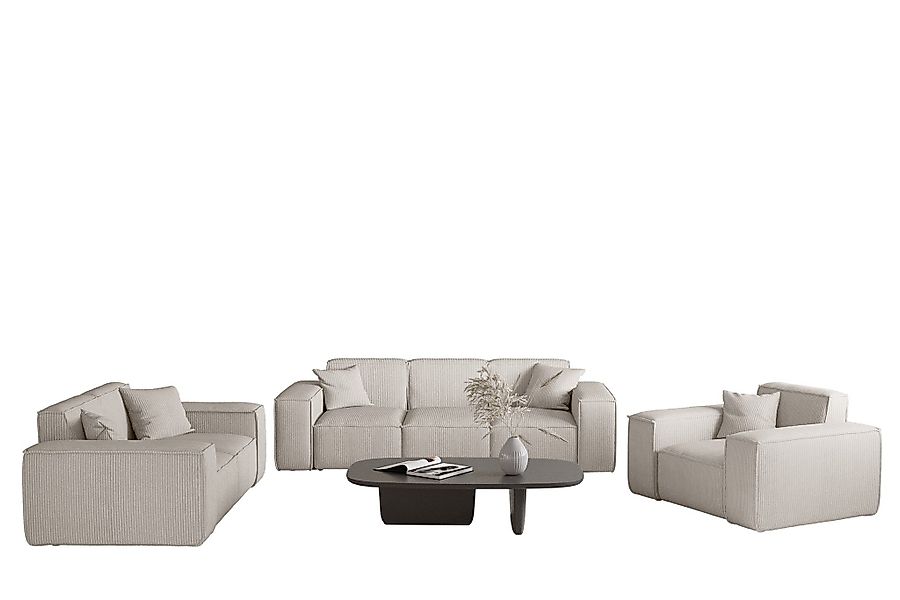 Fun Möbel Polstergarnitur Sofaset Designersofa CELES günstig online kaufen