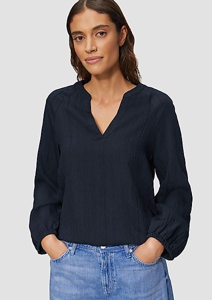 s.Oliver Langarmbluse Bluse Bluse mit Strukturstreifen günstig online kaufen
