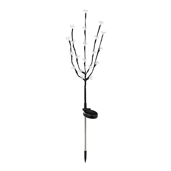 Spetebo Gartenstecker LED Solar Kirschblüten Stecker günstig online kaufen