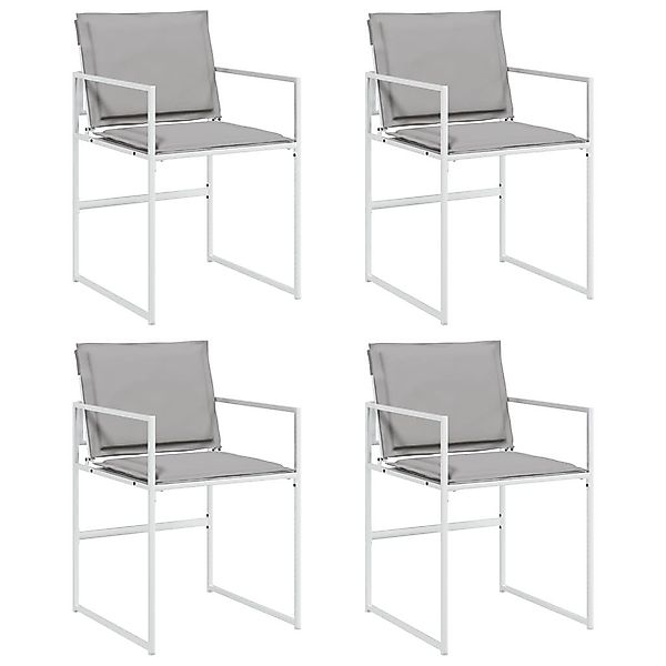 vidaXL Gartenstuhl Gartenstühle mit Kissen 4 günstig online kaufen