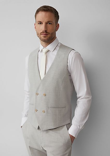 s.Oliver BLACK LABEL Anzugweste s.O PURE: günstig online kaufen