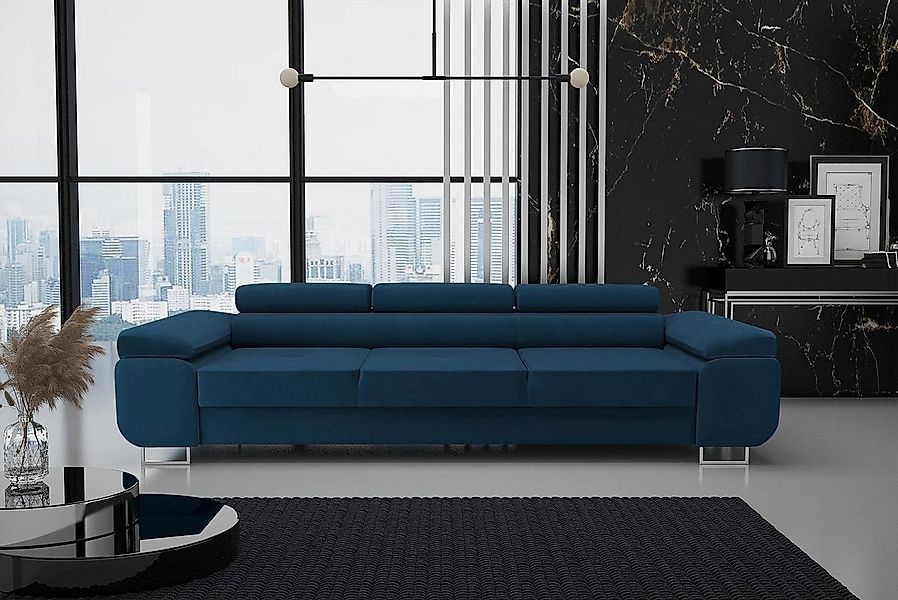 Beautysofa Schlafsofa Couch Dreisitzer Schlafsofa modernen Stil VILD, mit S günstig online kaufen
