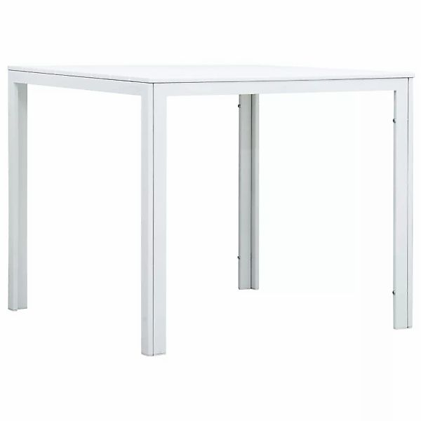 Couchtisch Weiß 78ã78ã74 Cm Hdpe Holzoptik günstig online kaufen