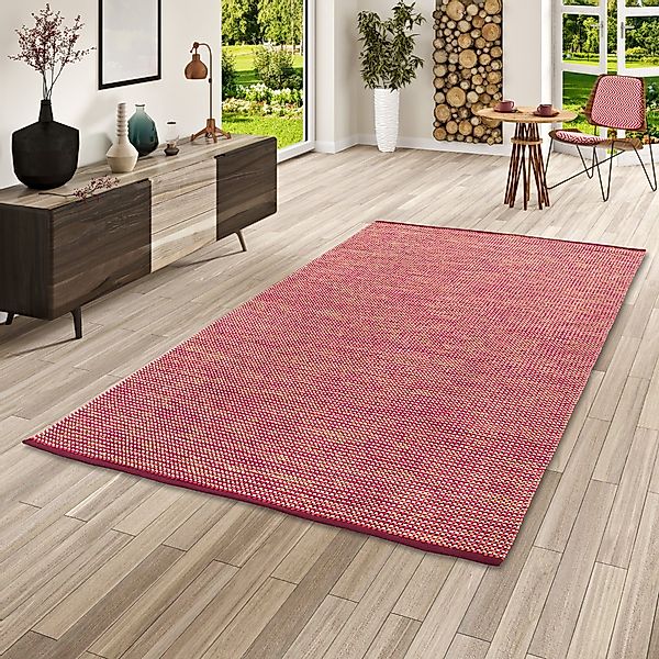 Pergamon Wollteppich Baumwolle Natur Kelim Teppich günstig online kaufen