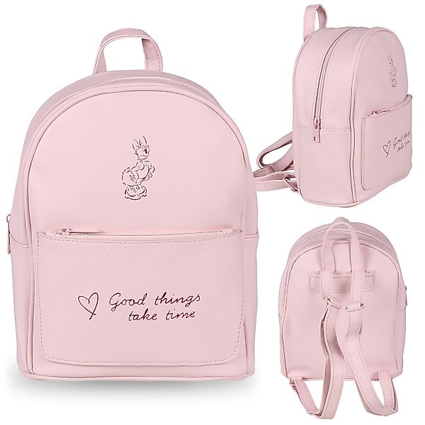 Sarcia.eu Cityrucksack Disney Daisy Rosa Lederrucksack, günstig online kaufen