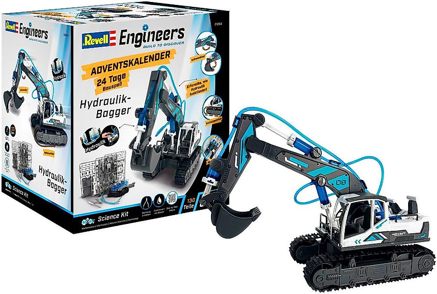 Revell® Spielzeug-Adventskalender Engineers „Hydraulischer Bagger“, zum günstig online kaufen