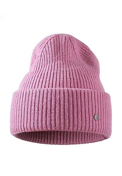 PEARLWOOD Strickmütze IVA Feinripp, breiter Umschlag, Temperaturregulierend günstig online kaufen