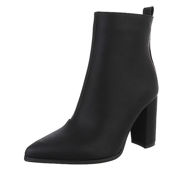 Ital-Design Elegante Stiefeletten mit Blockabsatz für Damen High-Heel-Stief günstig online kaufen