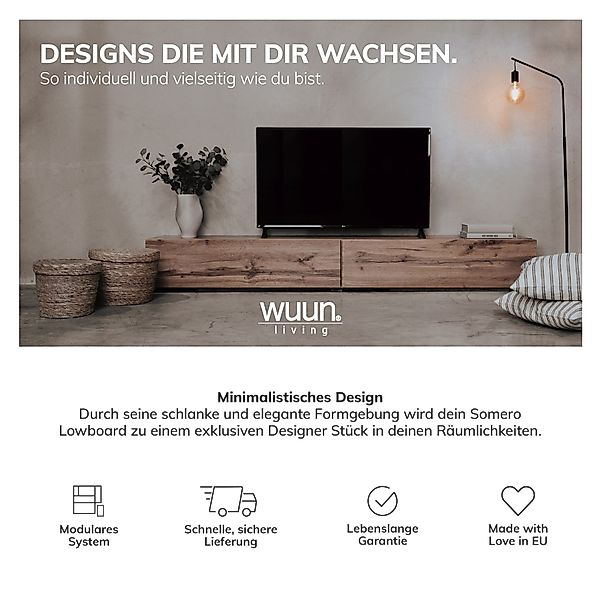 Wuun TV-Board Wuun® Somero Lowboard Tv-Board günstig online kaufen