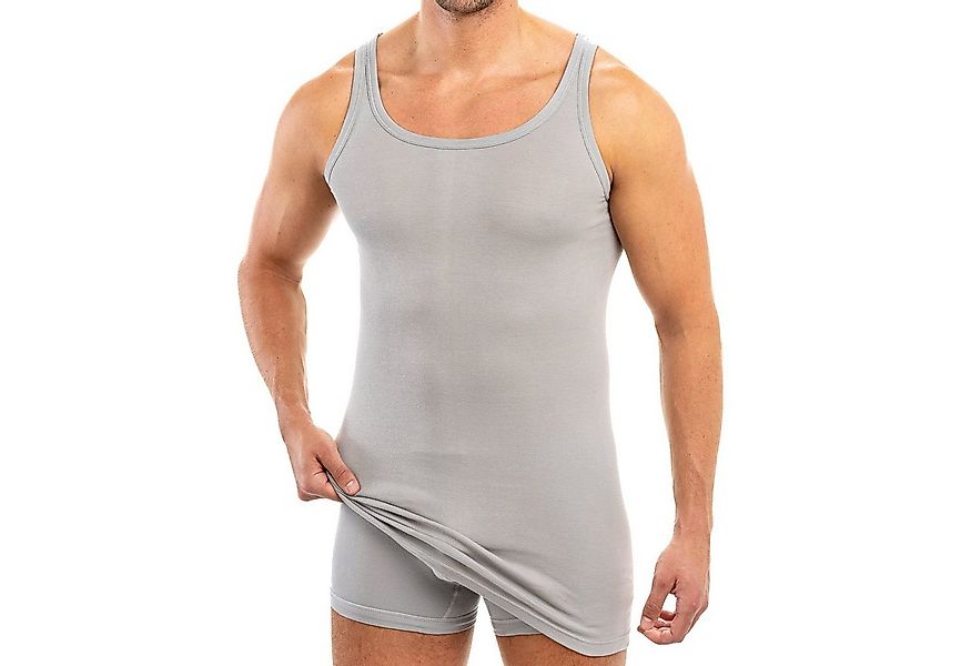 HERMKO Unterhemd 3007 extralanges Herren Unterhemd (10 cm) Achselhemd aus B günstig online kaufen