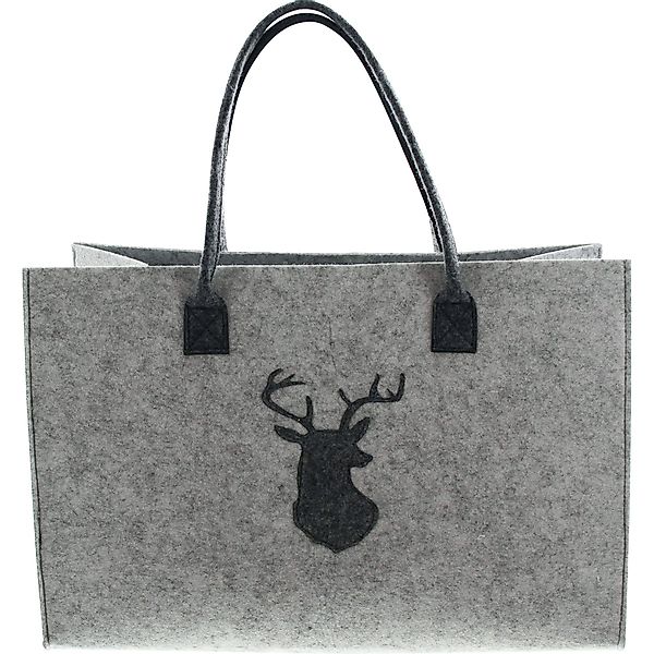 Dekokorb Filztasche "Hirsch" günstig online kaufen