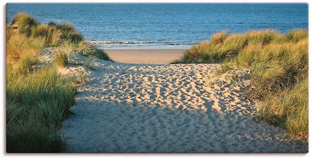Artland Wandbild »Strandaufgang« Strand 1 Stk. tlg. als Alubild, Outdoorbil günstig online kaufen