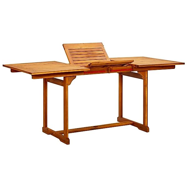 vidaXL Garten-Esstisch 170x80x75 cm Massivholz Akazie 316568 günstig online kaufen